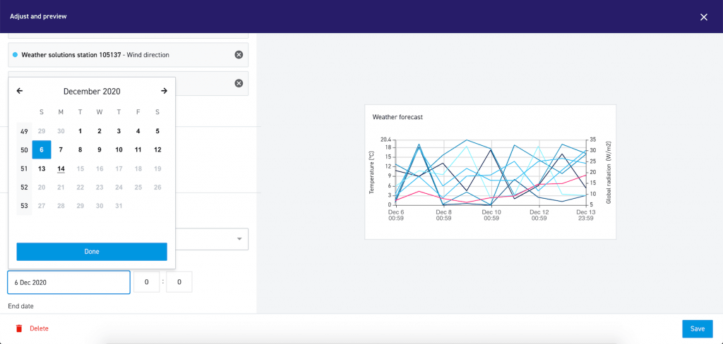 New feature: date picker 30MHz